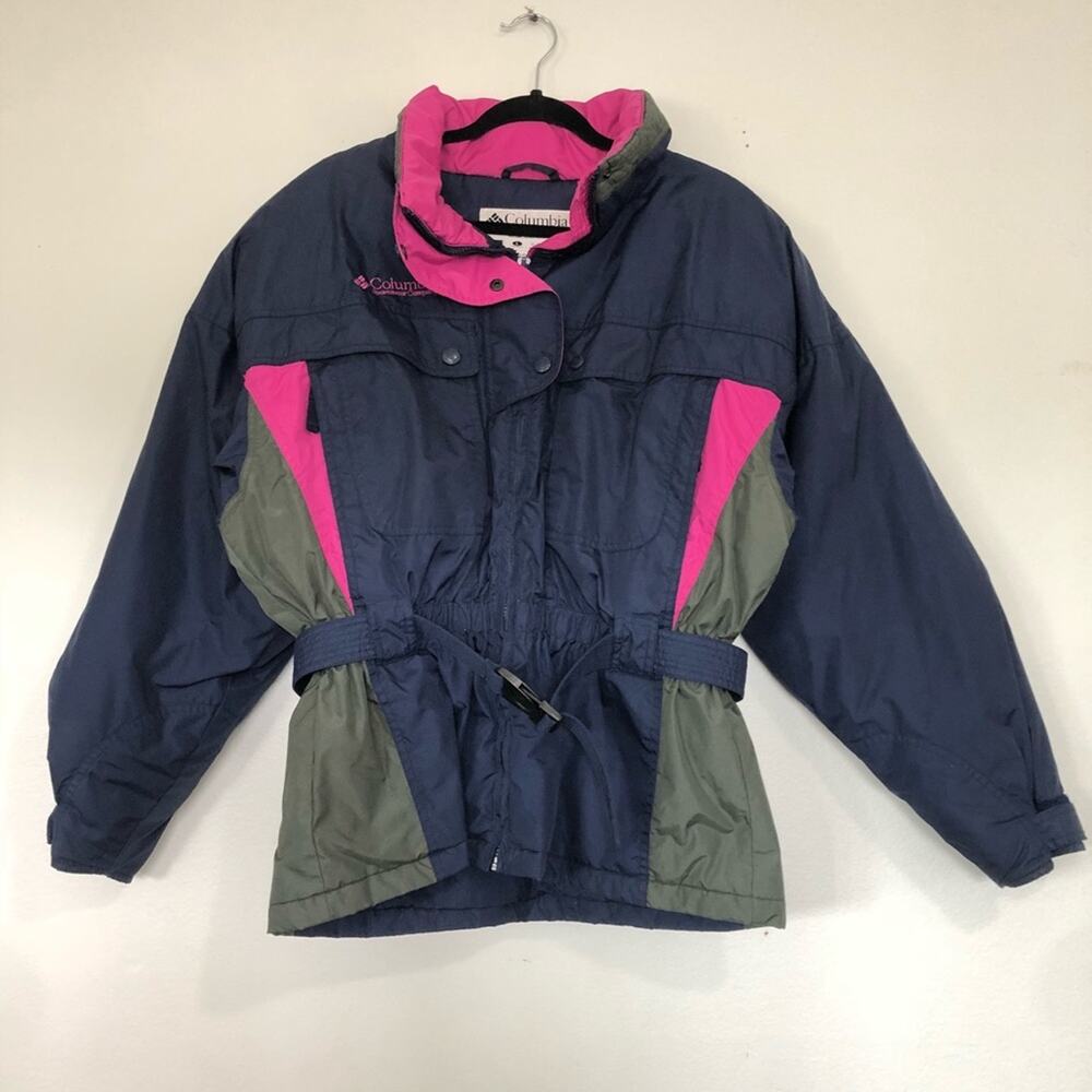 Columbia Vintage Down Jacket Multicolor Large